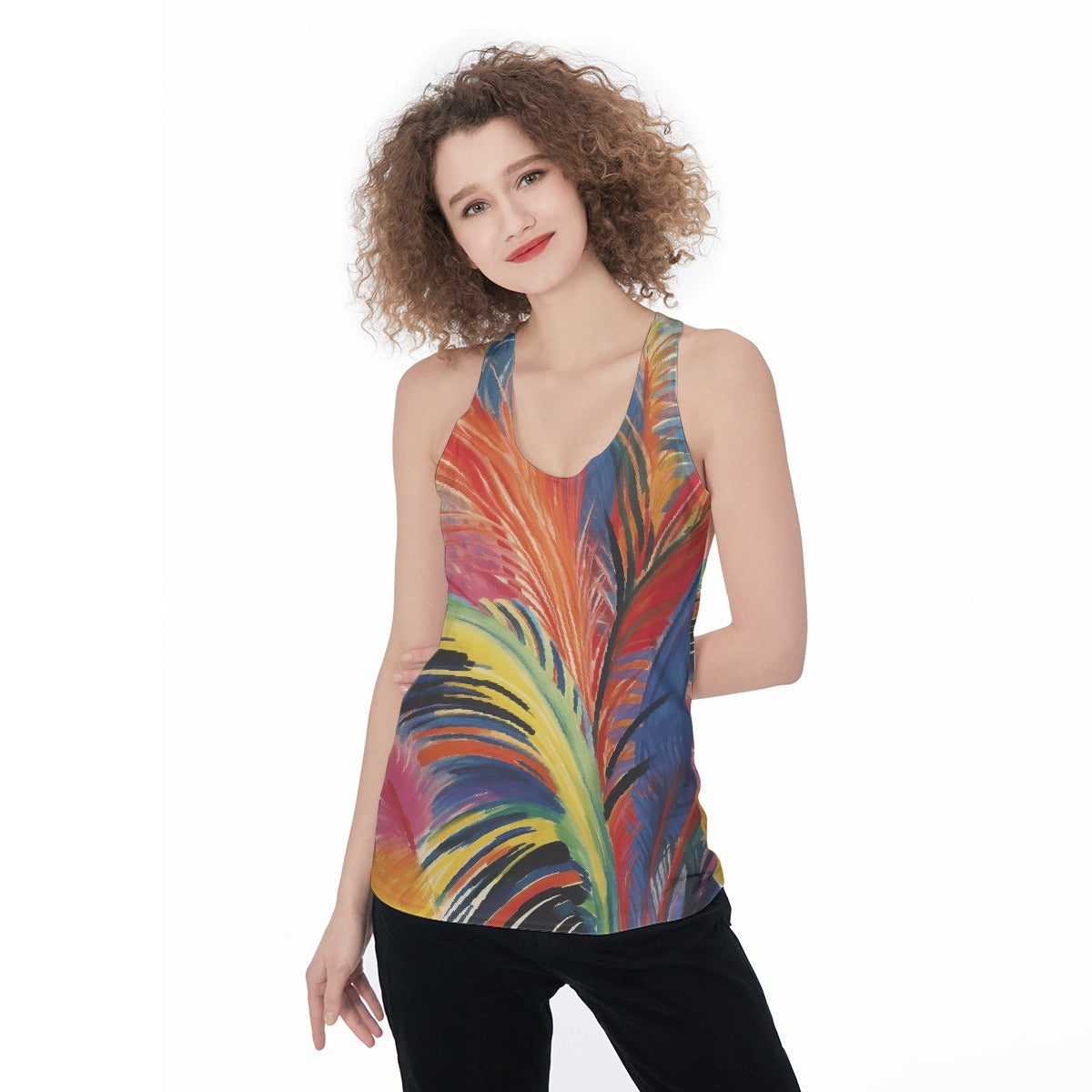 All-Over Print Women's Racerback Tank Top