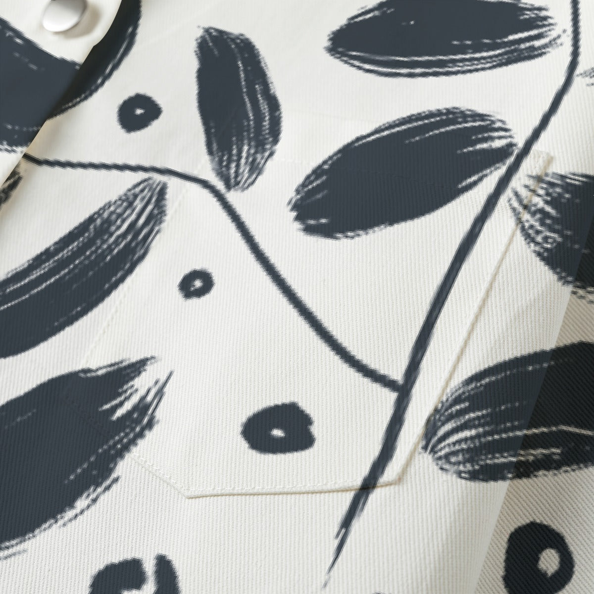 All-Over Print Women's Cropped Jacket | 245GSM Cotton