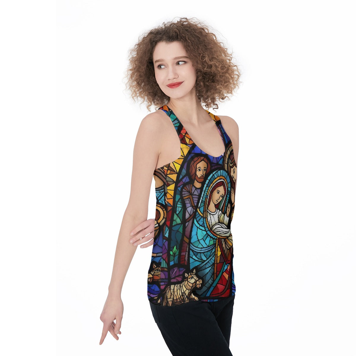 All-Over Print Women's Racerback Tank Top