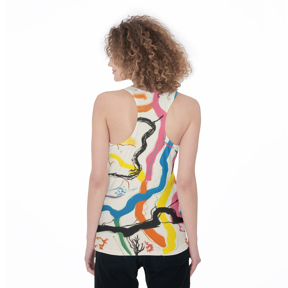 All-Over Print Women's Racerback Tank Top