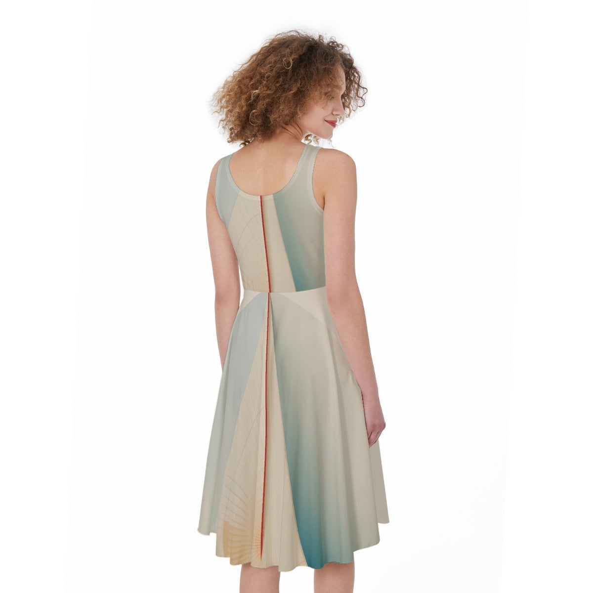 All-Over Print Women's Sleeveless Dress