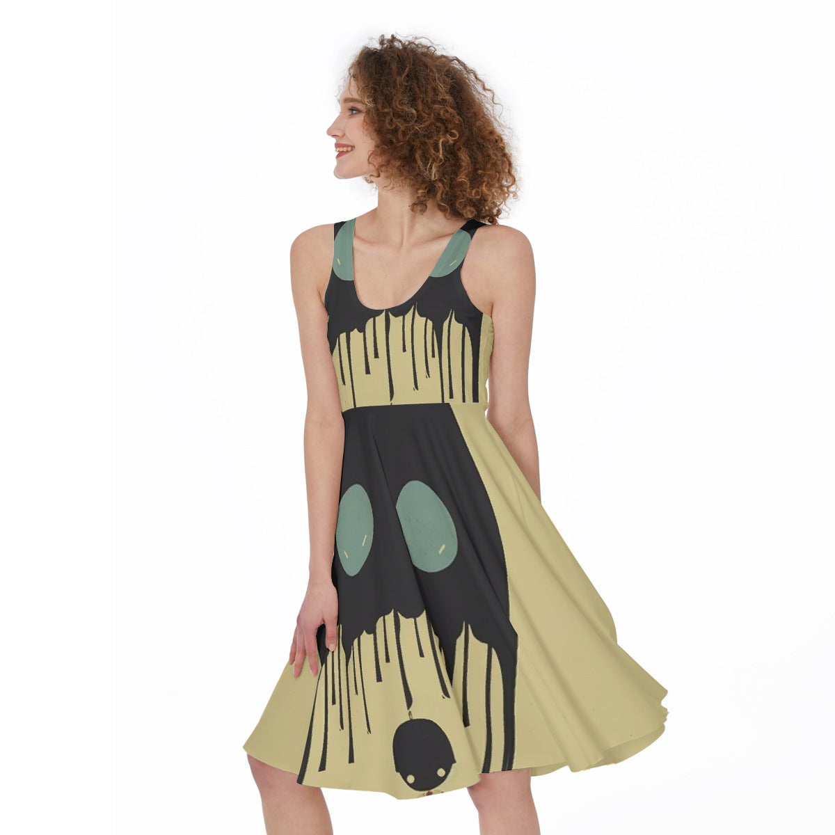 All-Over Print Women's Sleeveless Dress