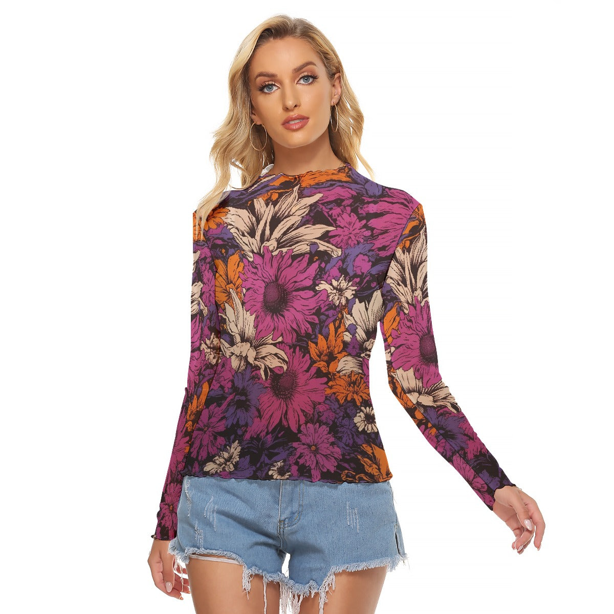 All-Over Print Women's Mesh T-shirt