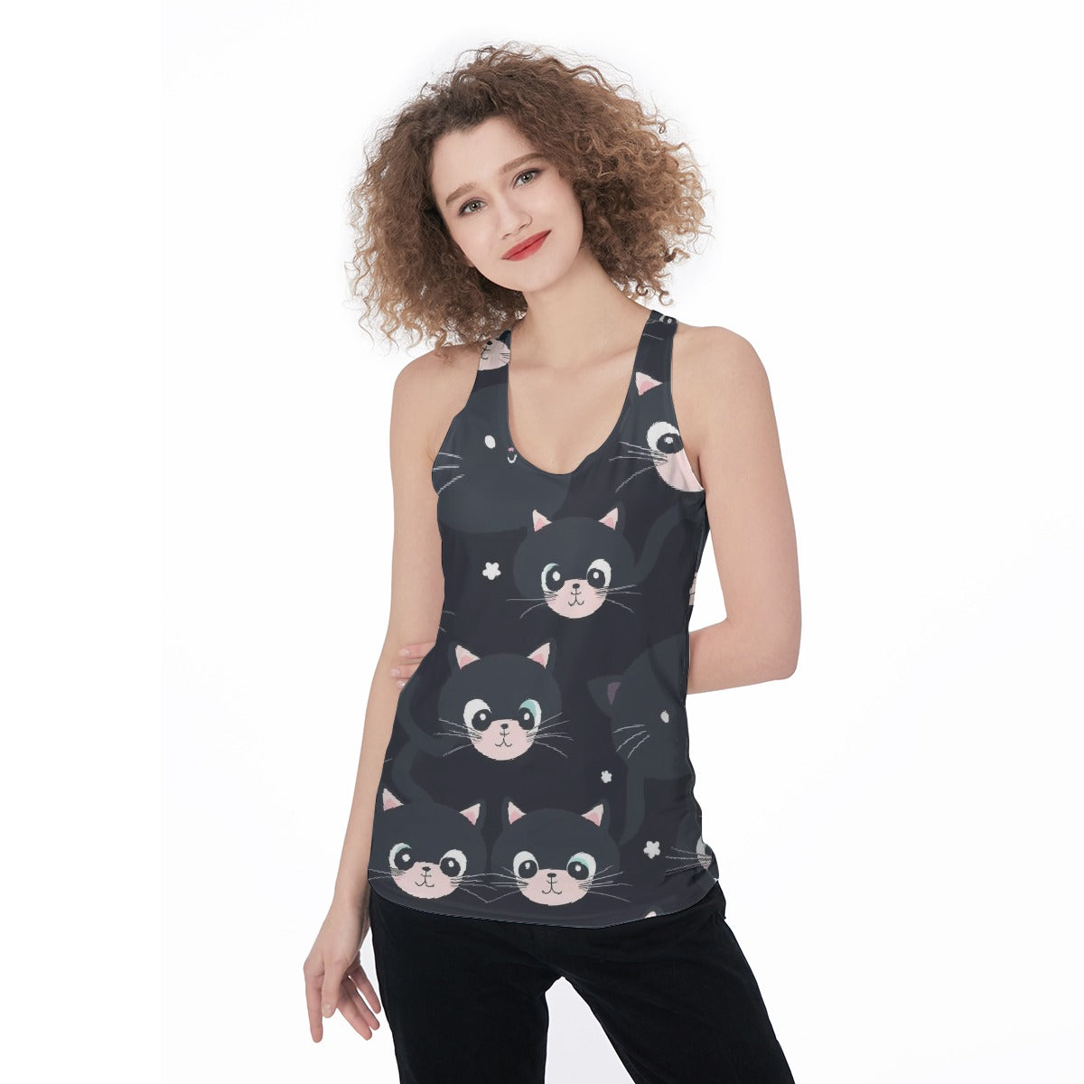 All-Over Print Women's Racerback Tank Top