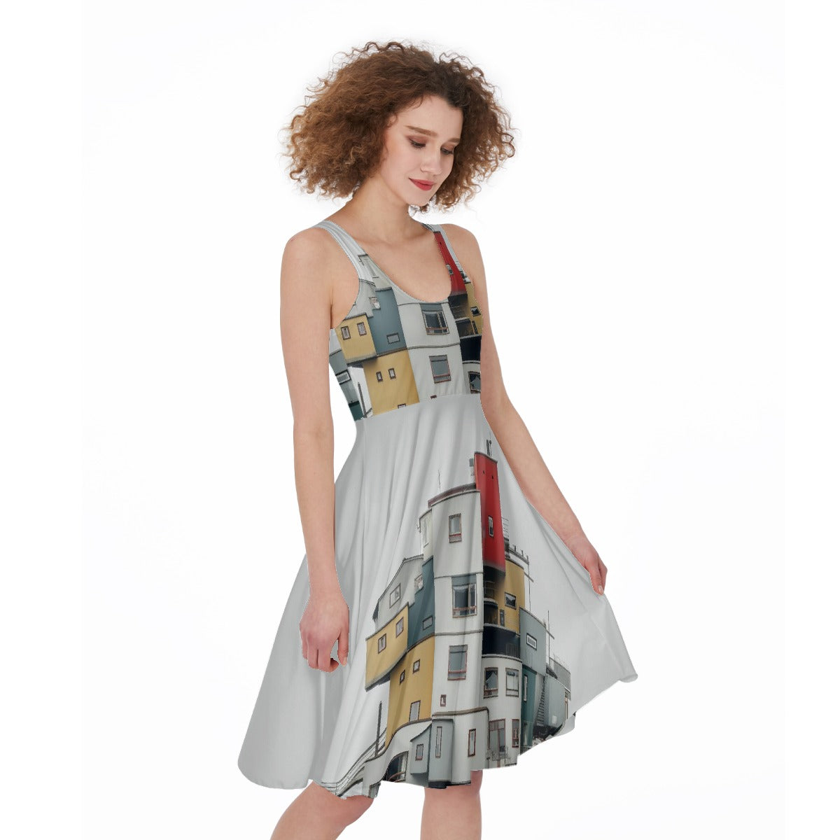 All-Over Print Women's Sleeveless Dress