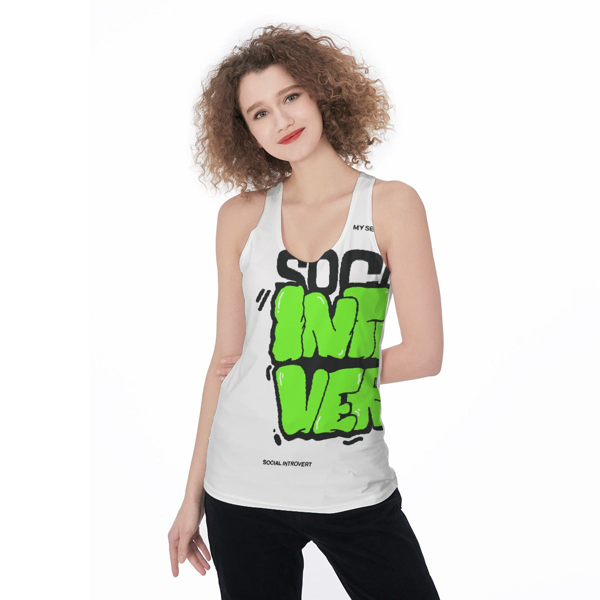 All-Over Print Women's Racerback Tank Top