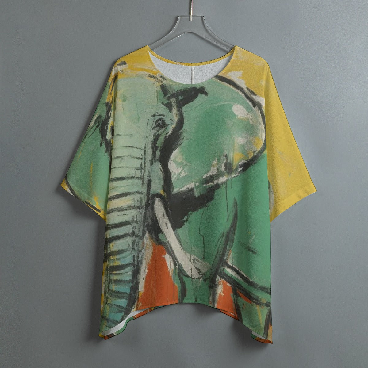 All-Over Print Women's Bat Sleeve Shirt