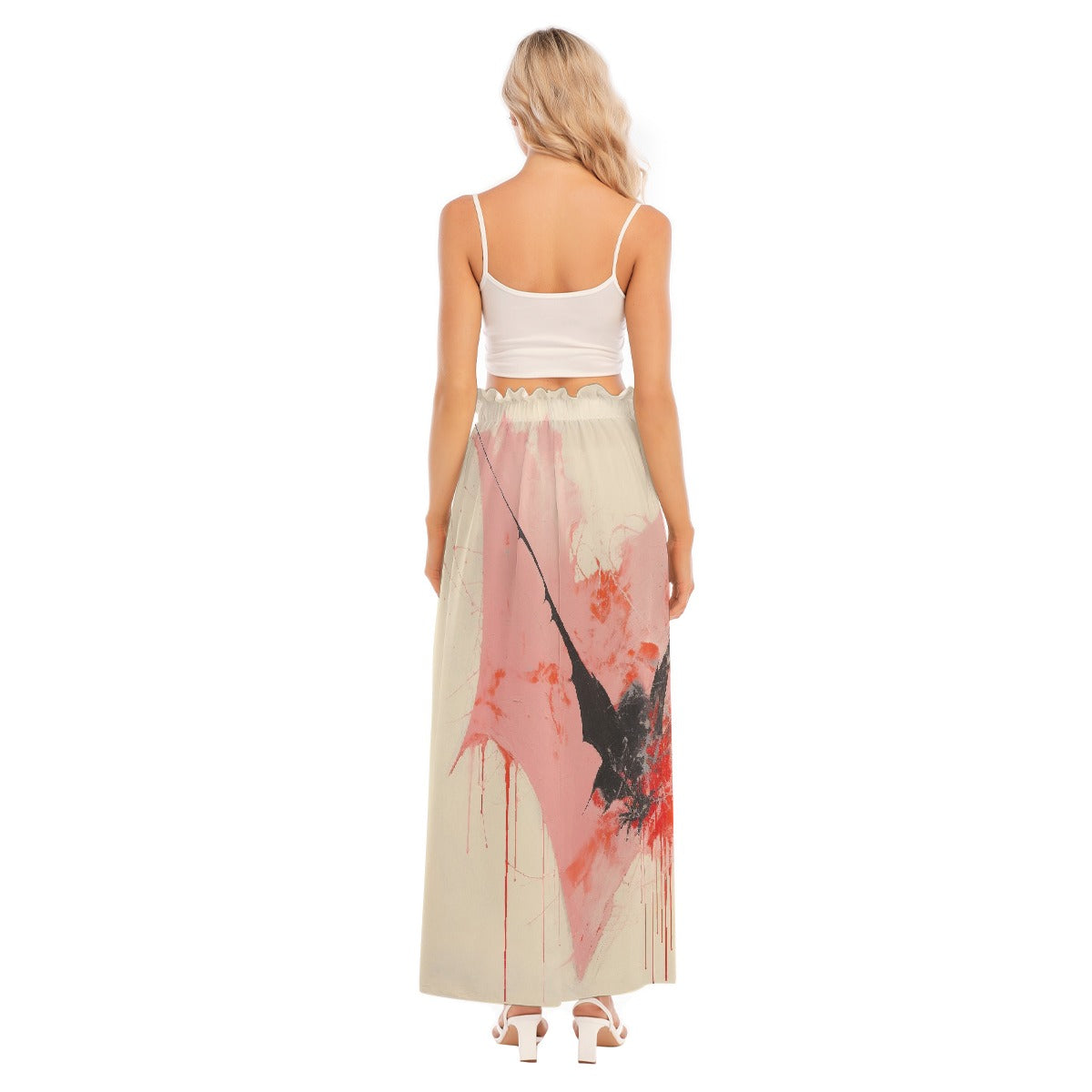 All-Over Print Women's Side Split Skirt