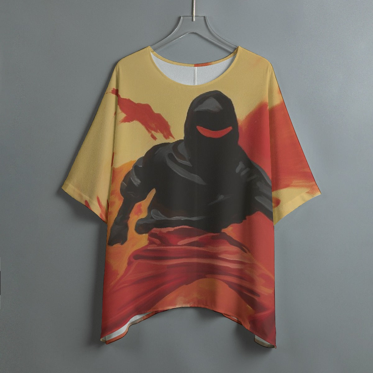 All-Over Print Women's Bat Sleeve Shirt