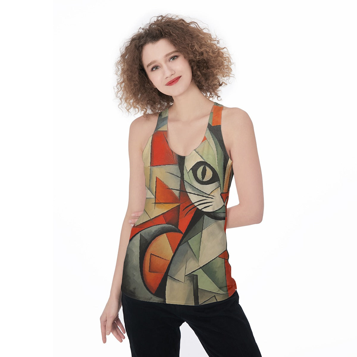 All-Over Print Women's Racerback Tank Top