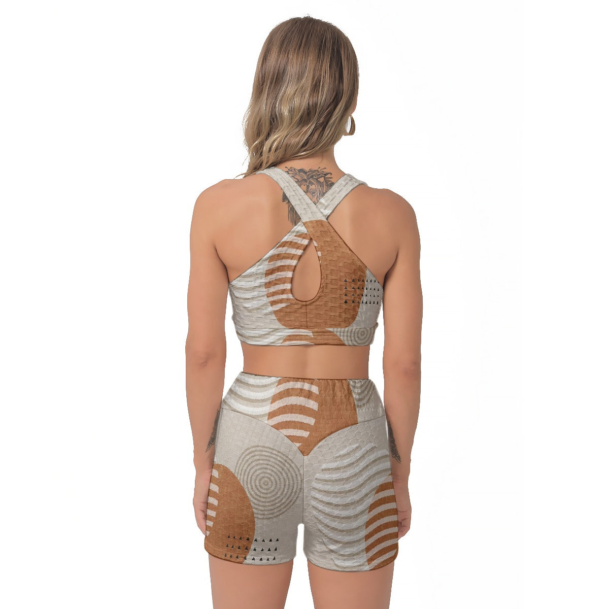 All-Over Print Women's Sports Bra Suit