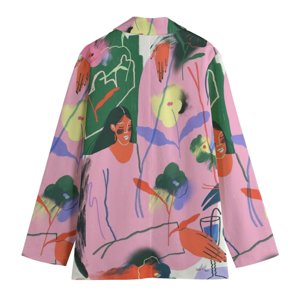 All-Over Print Women's Leisure Blazer