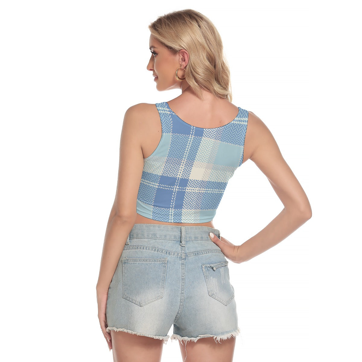 All-Over Print Women's Sport Crop Tank Top