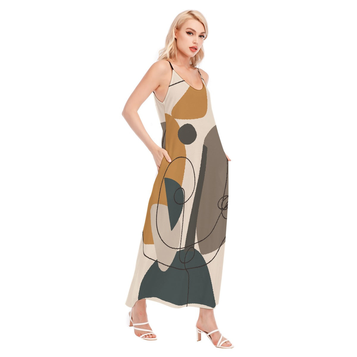 All-Over Print Women's Sling Dress