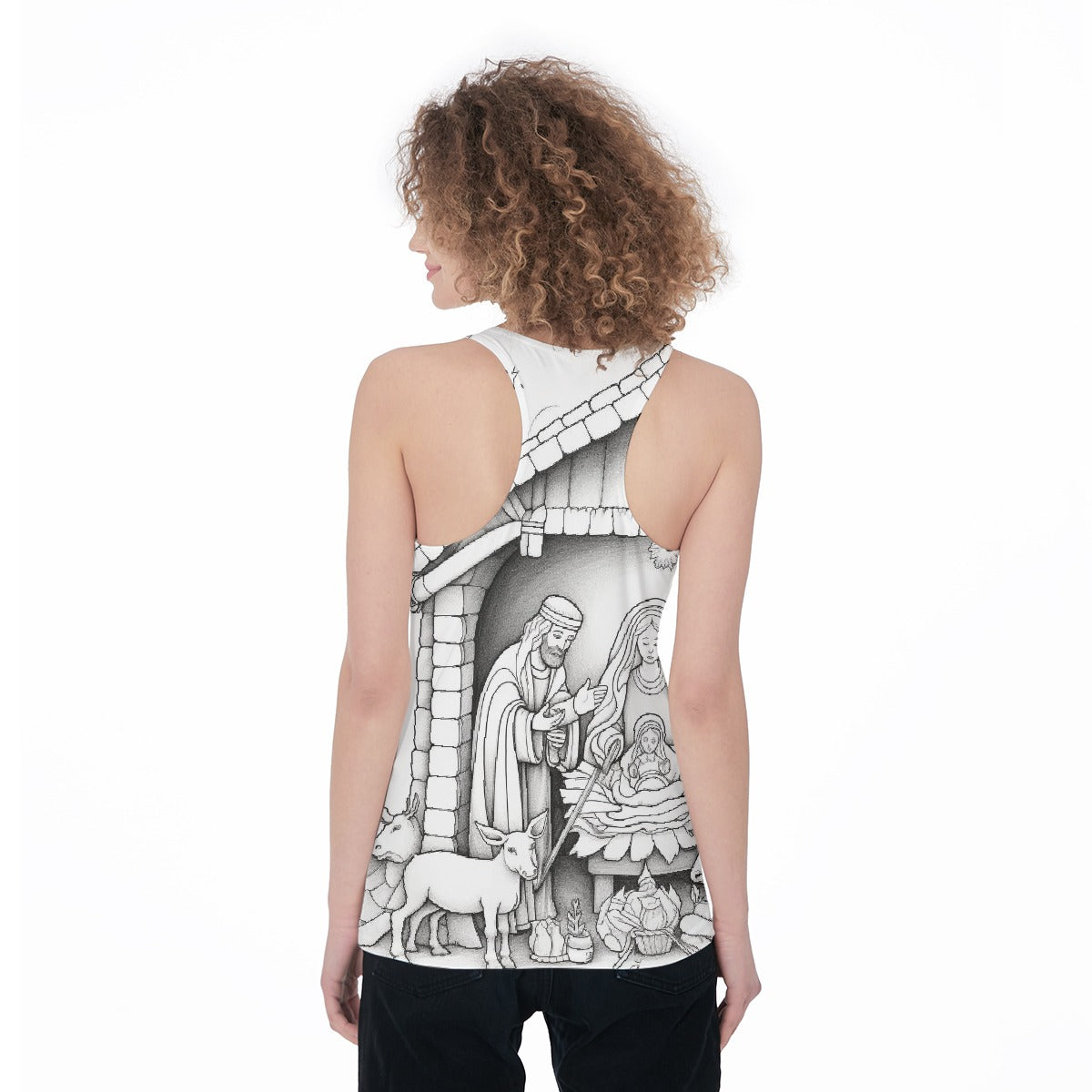 All-Over Print Women's Racerback Tank Top