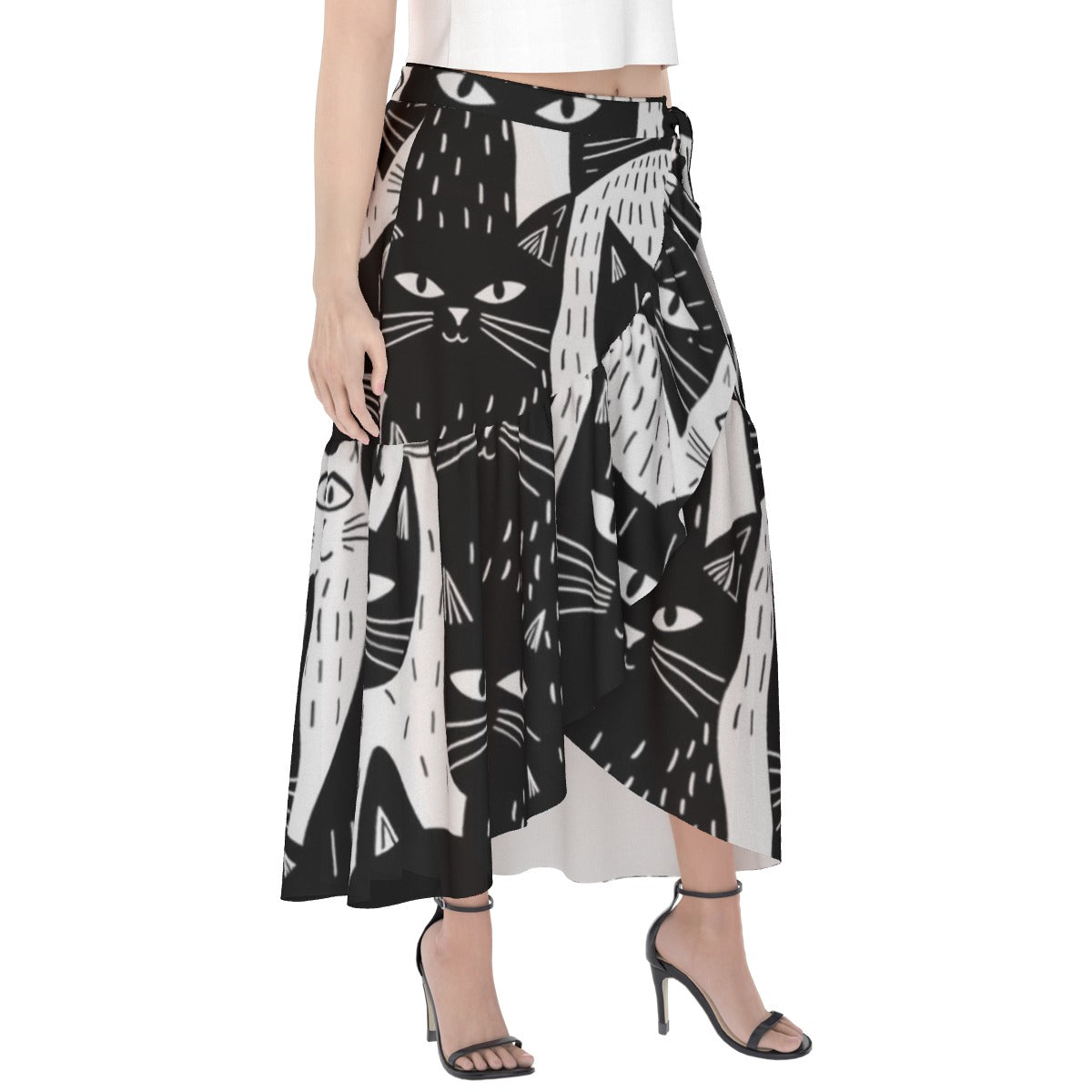 All-Over Print Women's Wrap Skirt