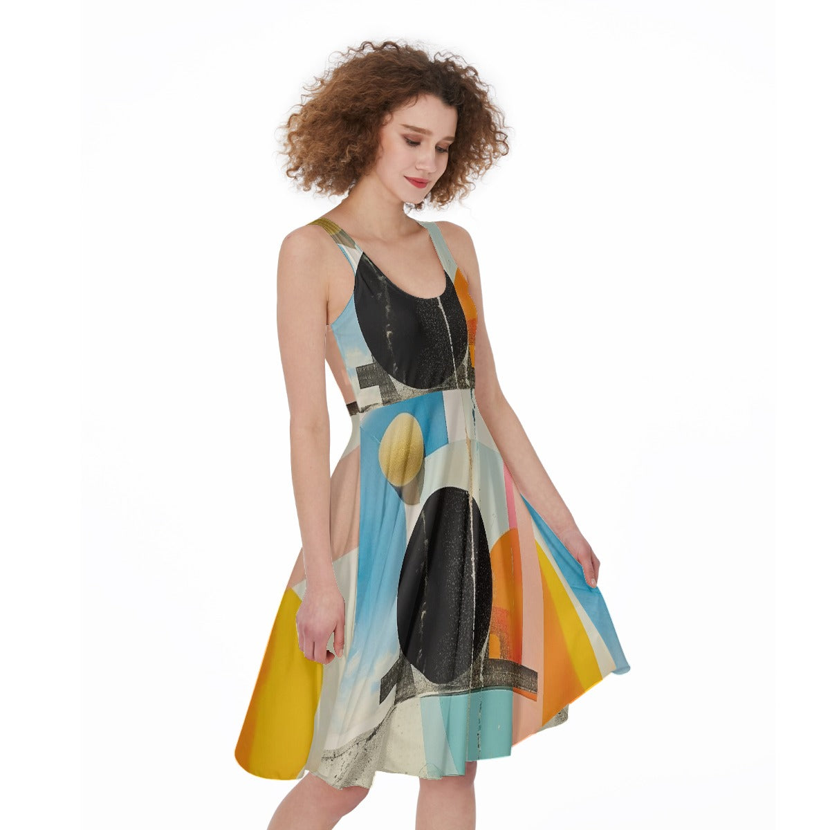 All-Over Print Women's Sleeveless Dress
