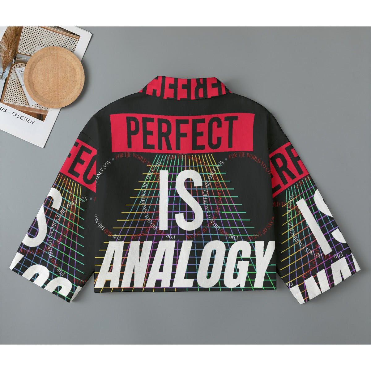 All-Over Print Women's Cropped Jacket | 245GSM Cotton