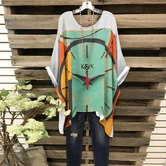 All-Over Print Women's Bat Sleeve Shirt