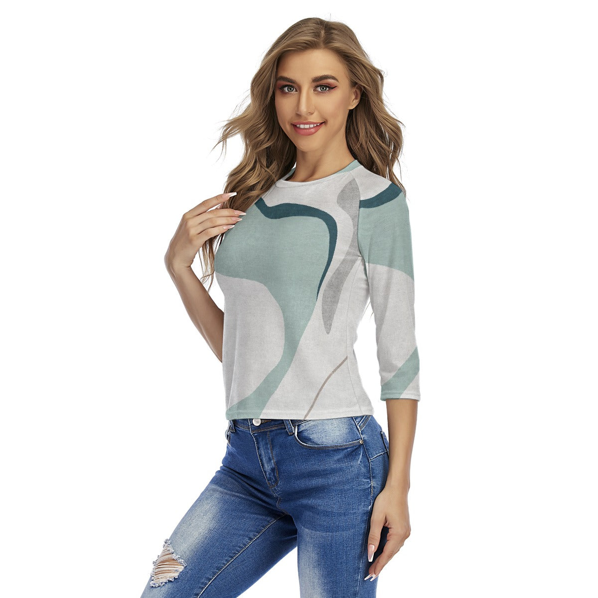 All-Over Print Women's Raglan Sleeves T-shirts