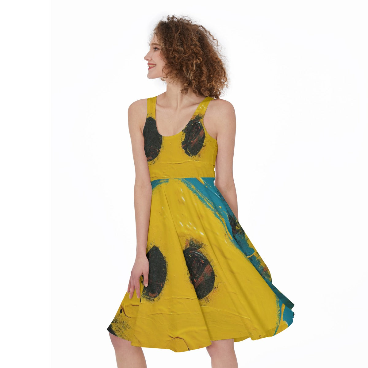All-Over Print Women's Sleeveless Dress
