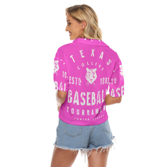 All-Over Print Women's V-neck Shirts