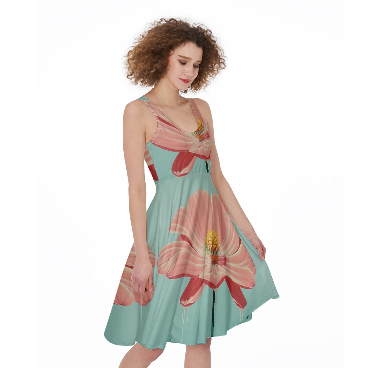 All-Over Print Women's Sleeveless Dress