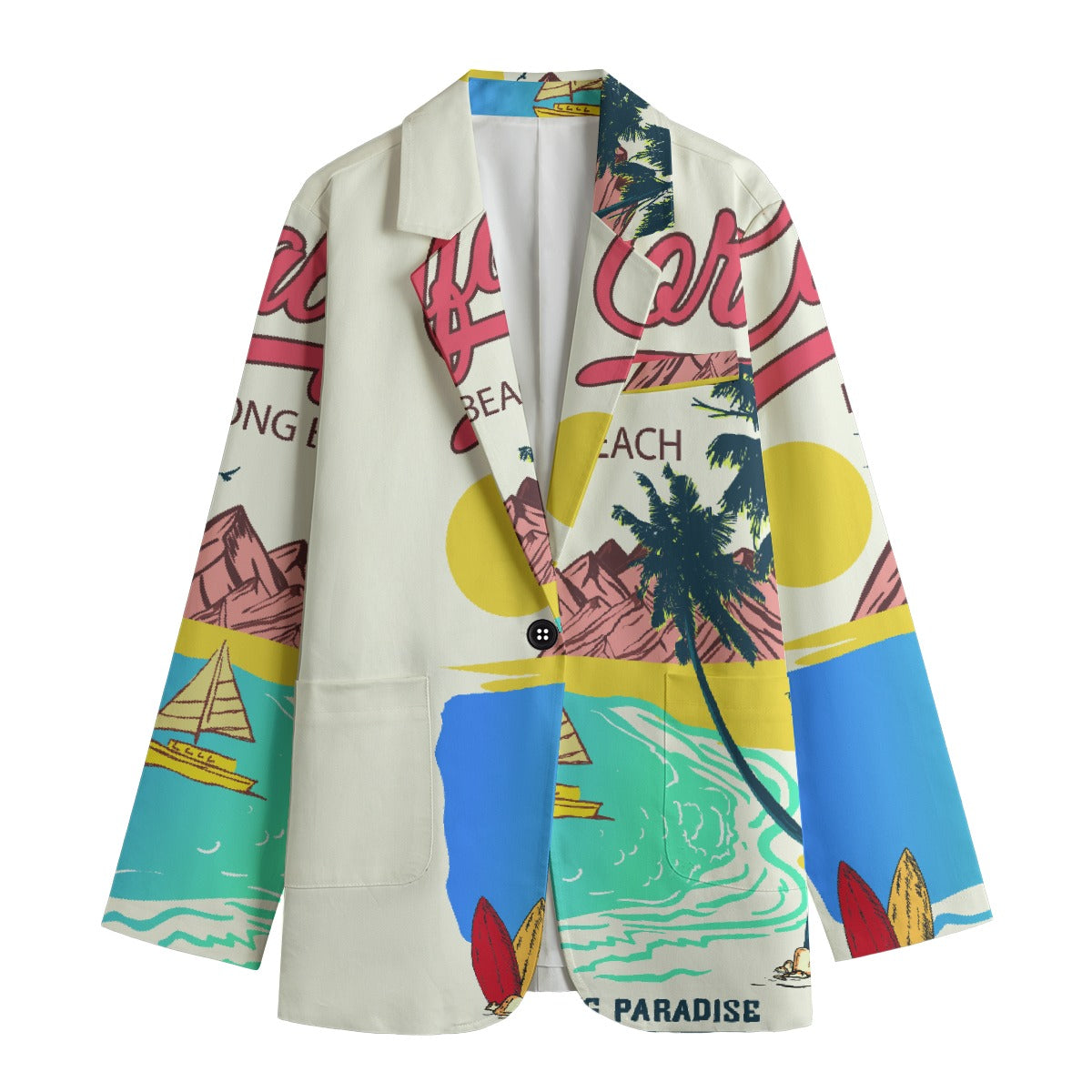 All-Over Print Women's Leisure Blazer