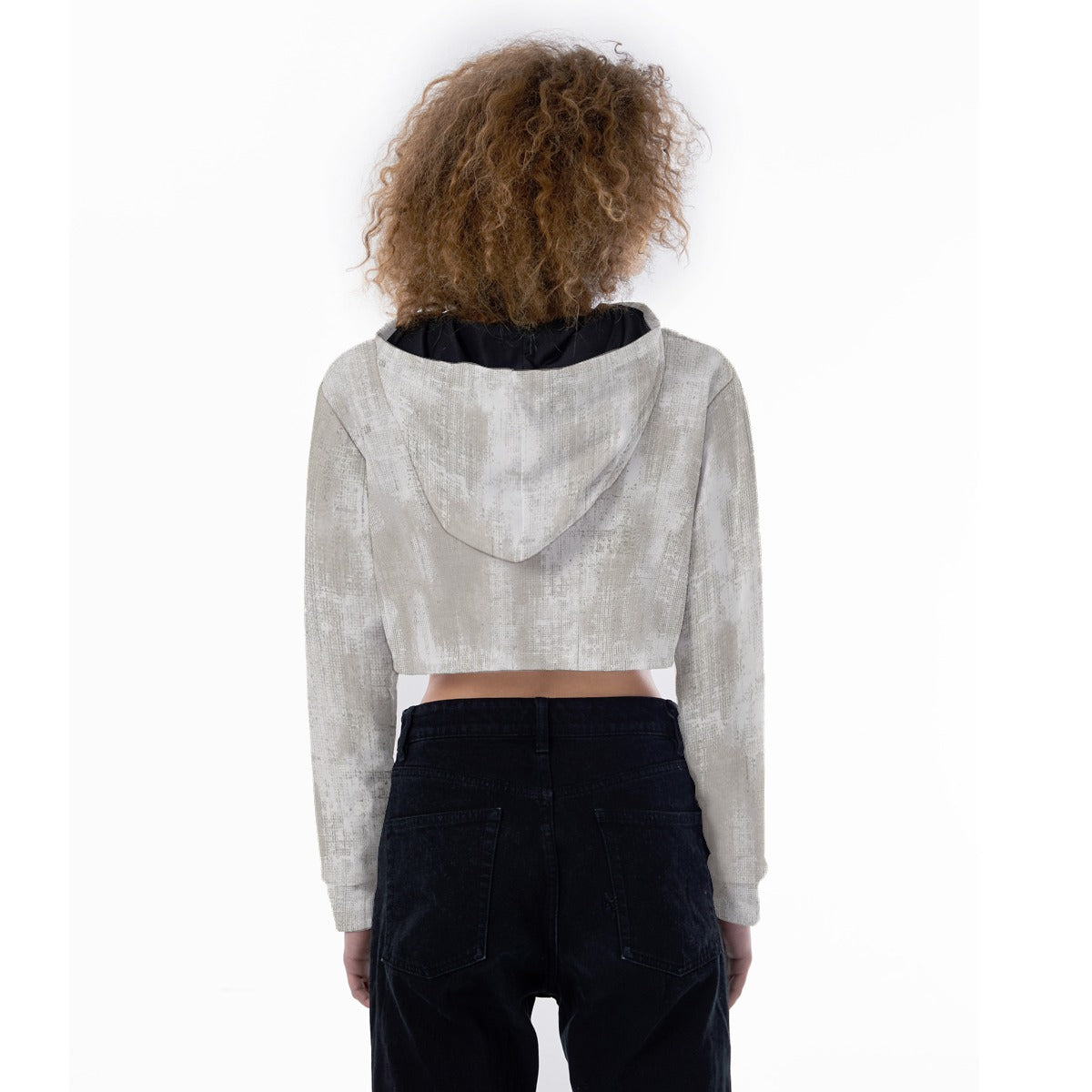 All-Over Print Women's Crop Top Hoodie
