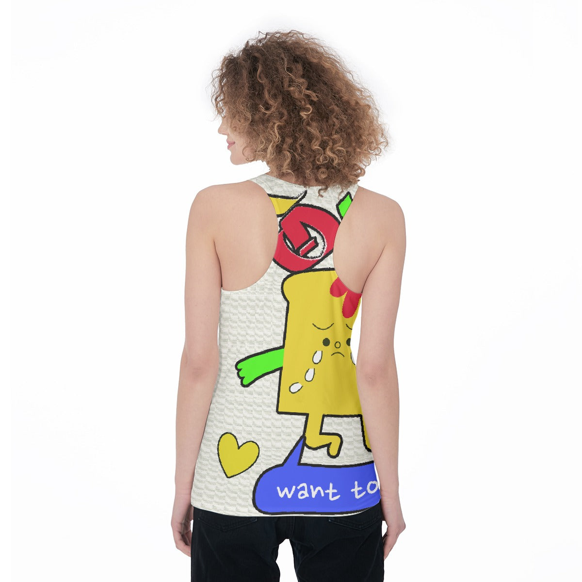 All-Over Print Women's Racerback Tank Top