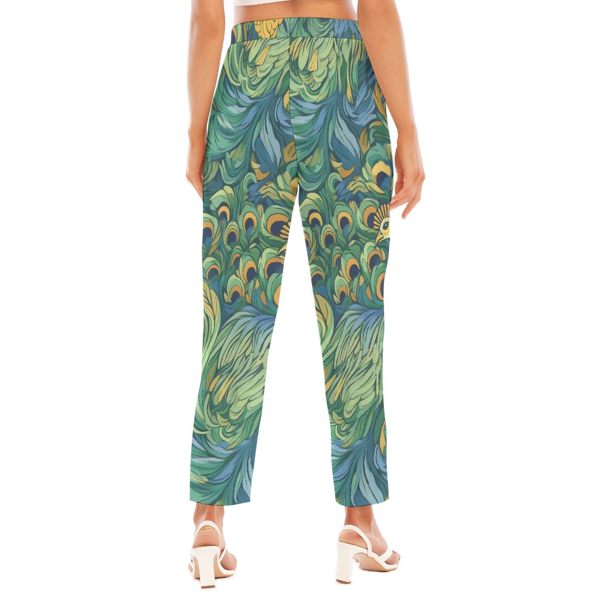 All-Over Print Women's Loose Straight-leg Pants