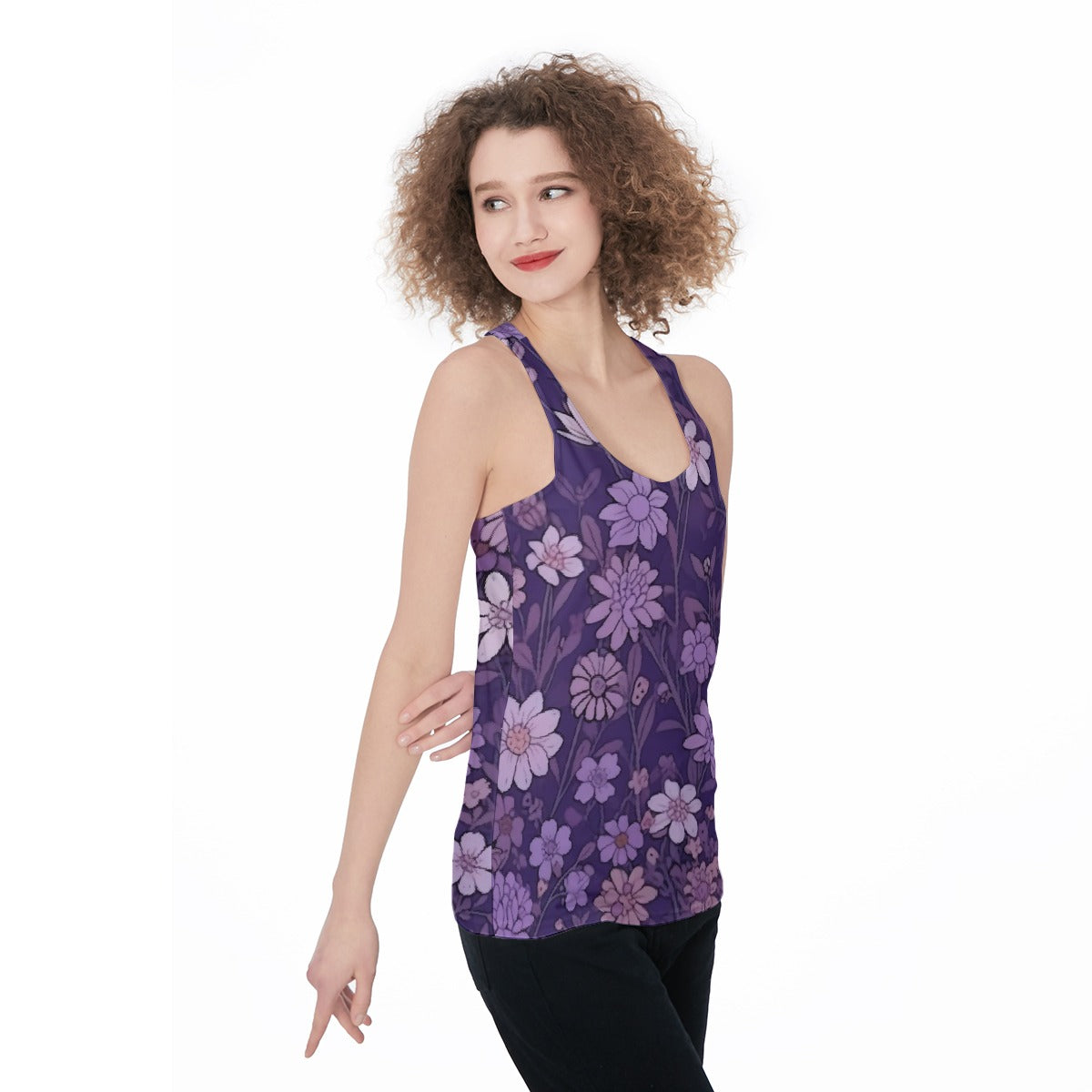 All-Over Print Women's Racerback Tank Top