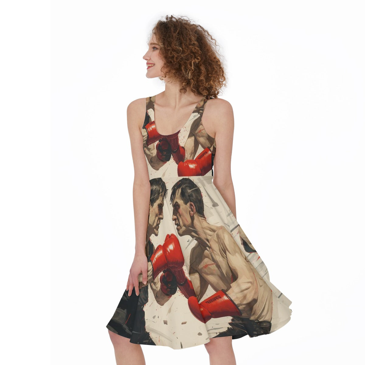 All-Over Print Women's Sleeveless Dress