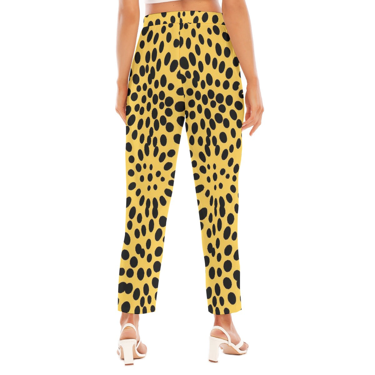 All-Over Print Women's Loose Straight-leg Pants