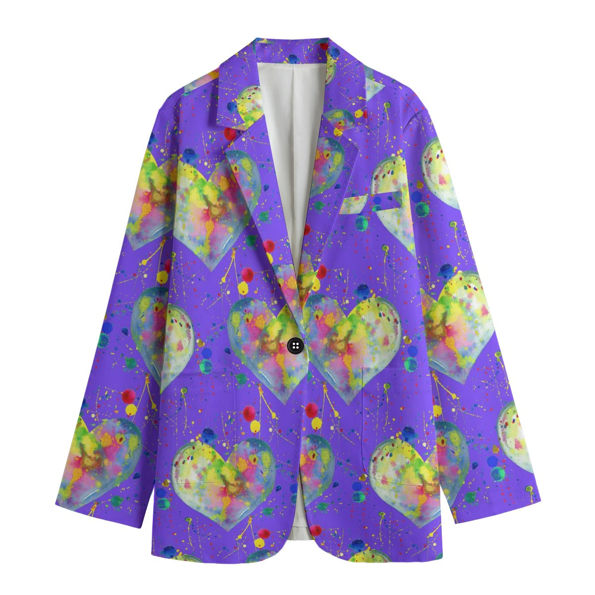 All-Over Print Women's Leisure Blazer