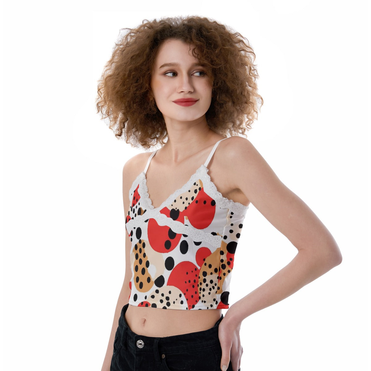 All-Over Print Women's Lace Camisole