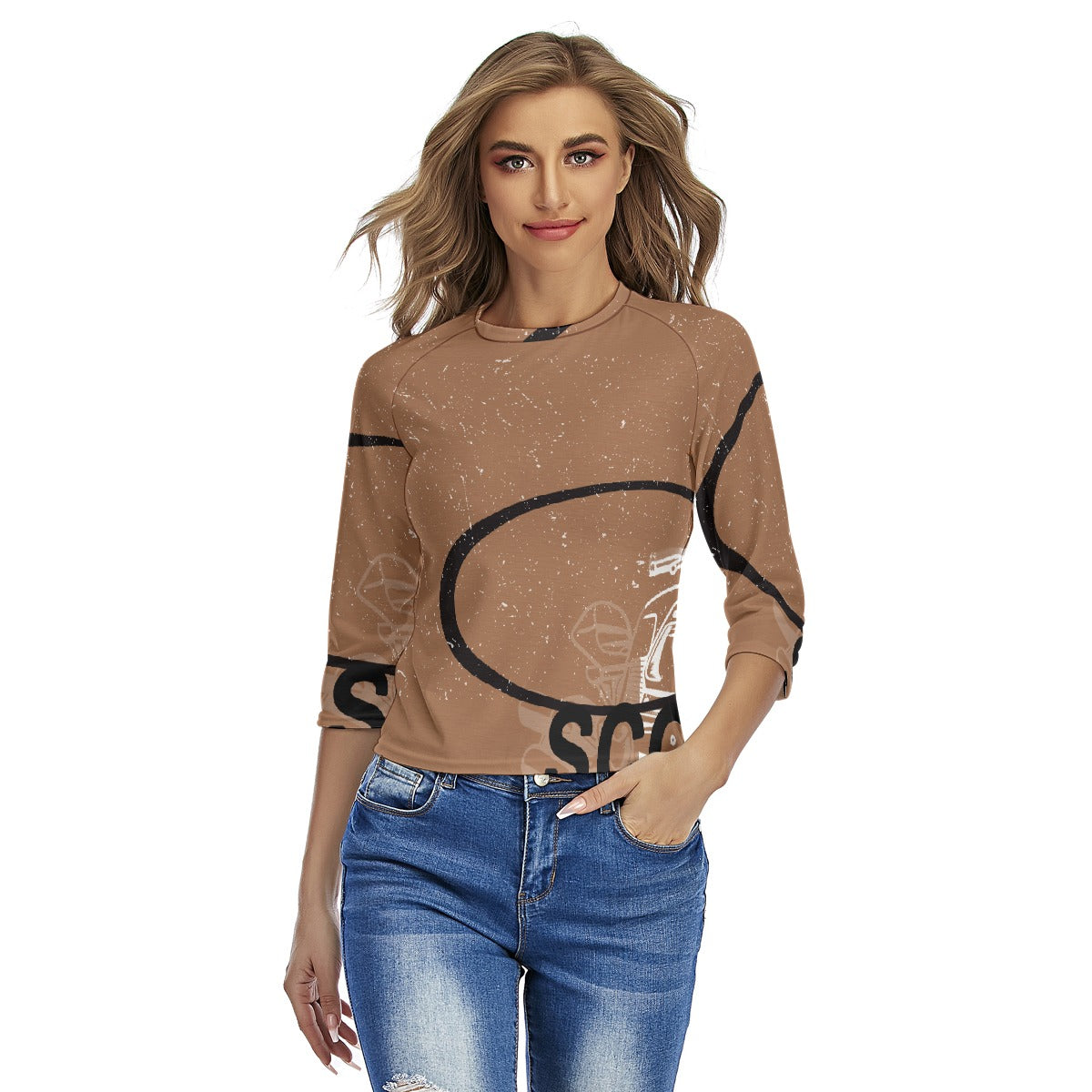 All-Over Print Women's Raglan Sleeves T-shirts