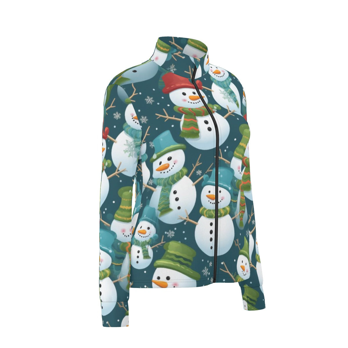 All-Over Print Women's Long Sleeve Thumbhole Jacket