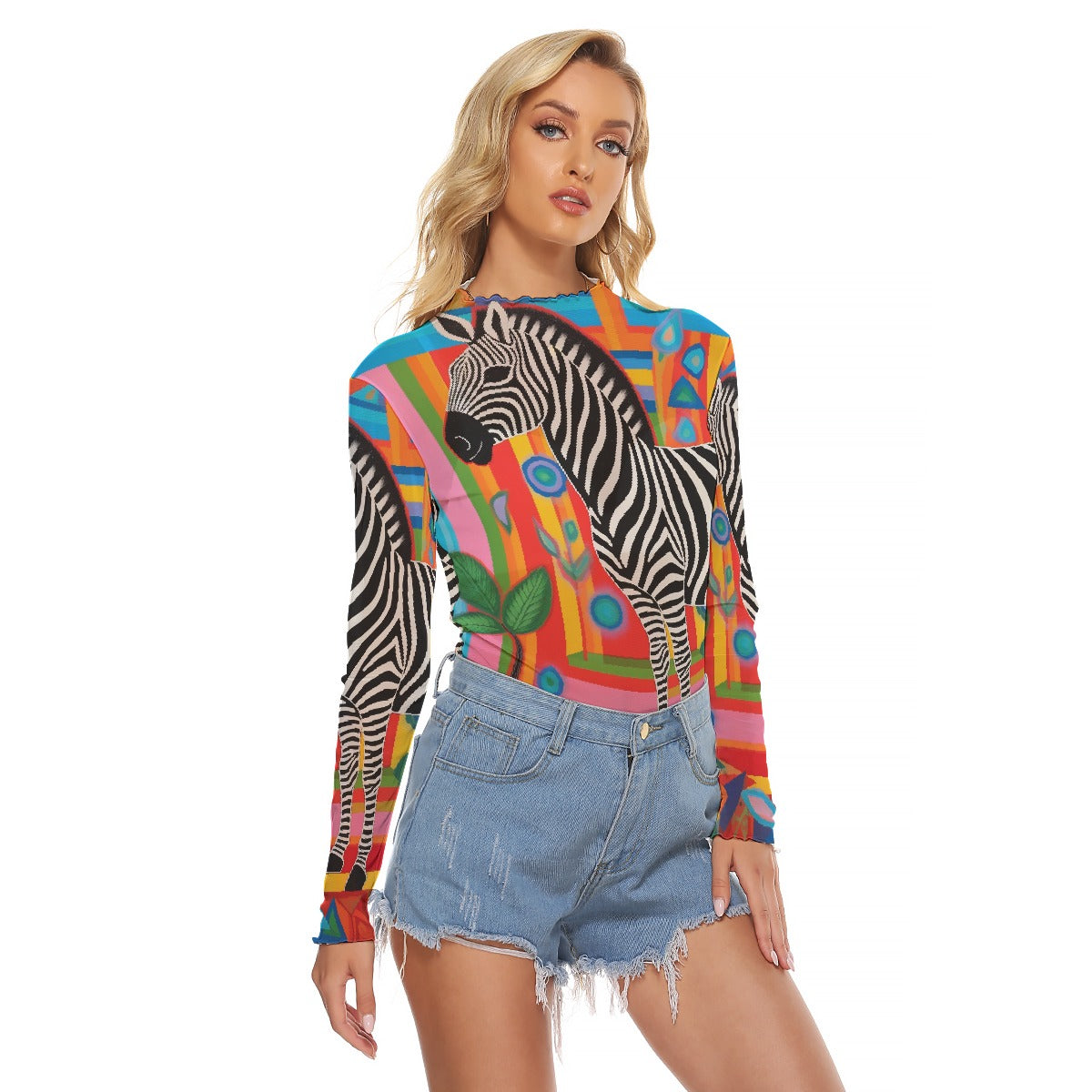 All-Over Print Women's Mesh T-shirt