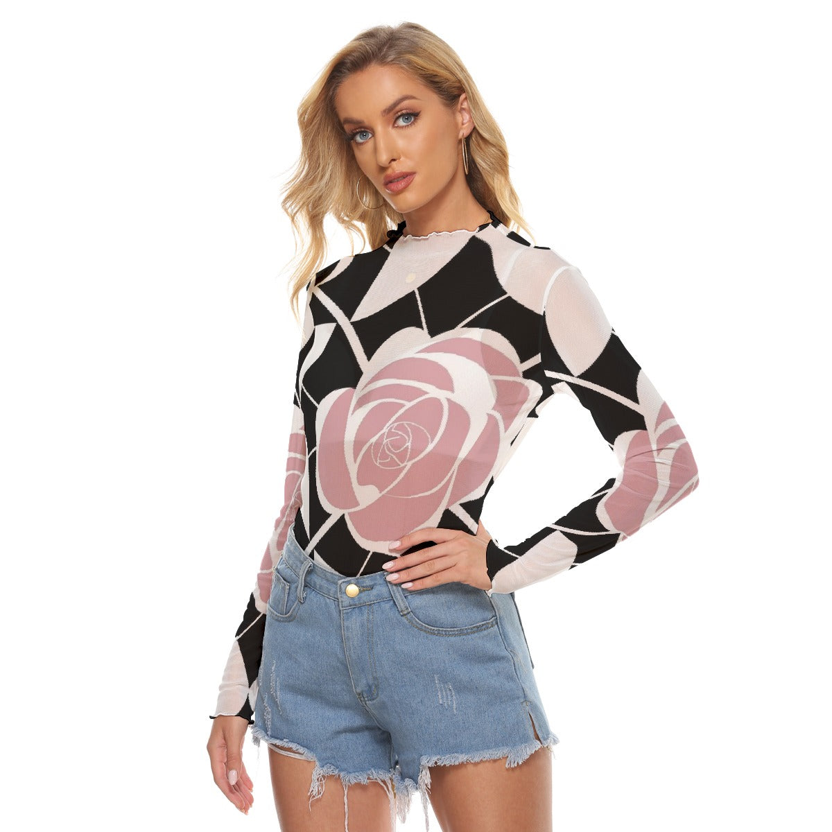 All-Over Print Women's Mesh T-shirt