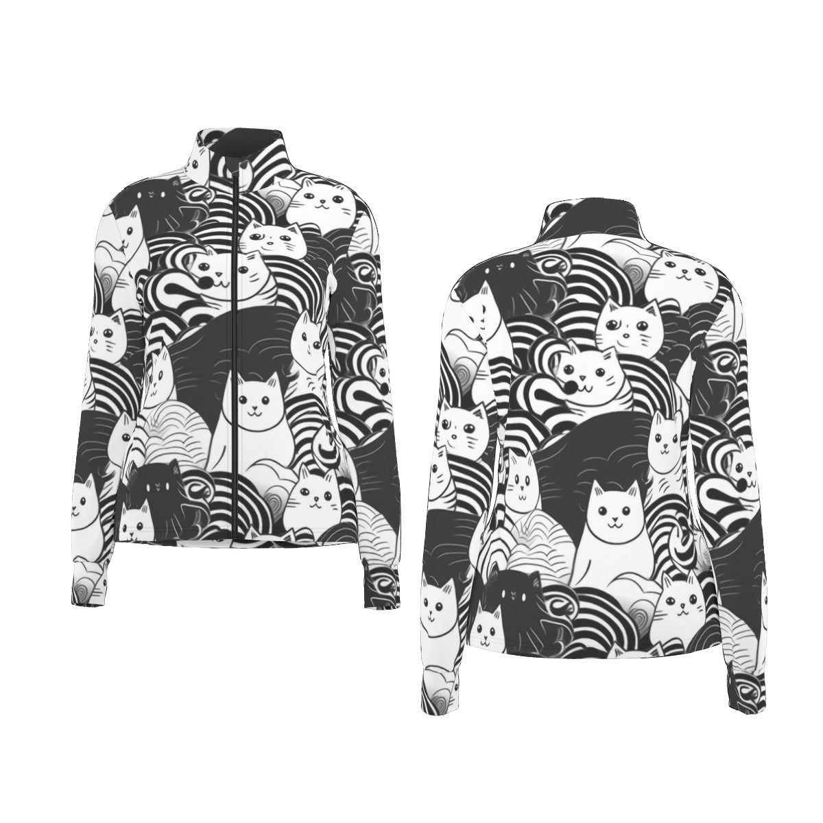 All-Over Print Women's Long Sleeve Thumbhole Jacket