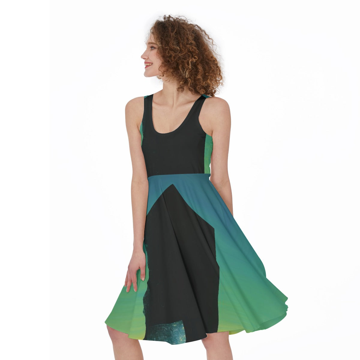 All-Over Print Women's Sleeveless Dress