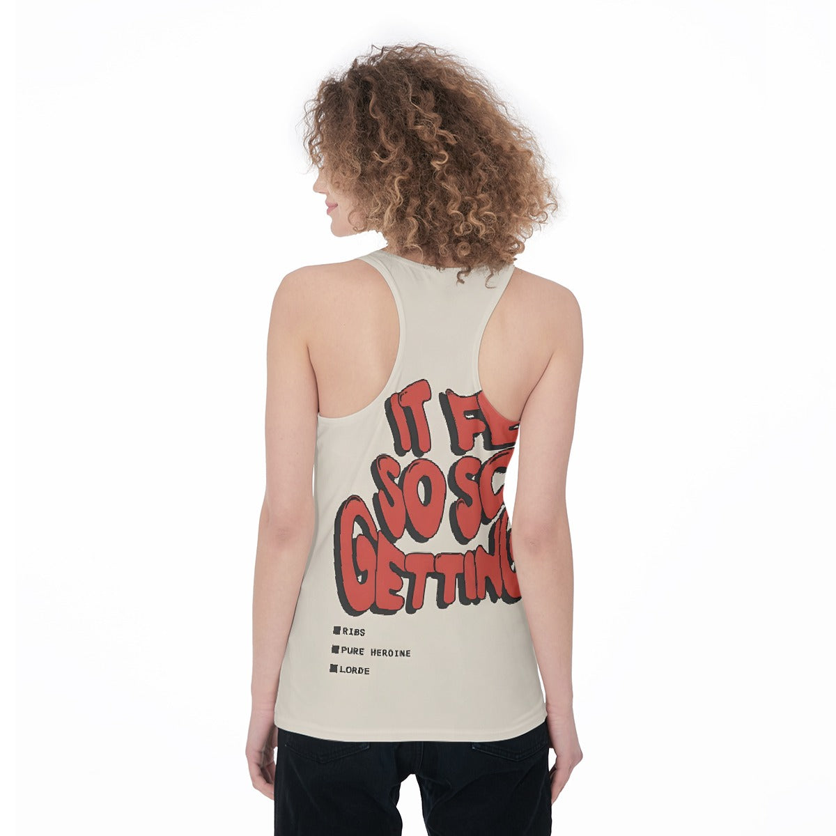 All-Over Print Women's Racerback Tank Top