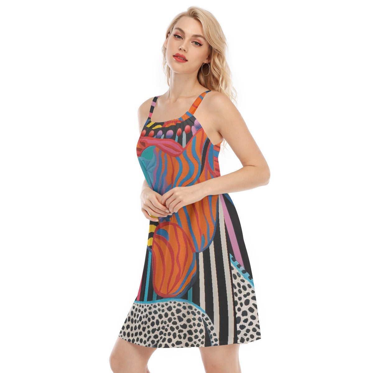 All-Over Print Women's Sleeveless Cami Dress