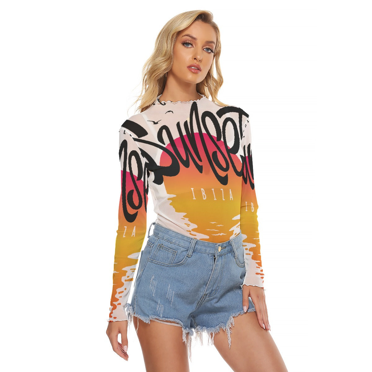 All-Over Print Women's Mesh T-shirt
