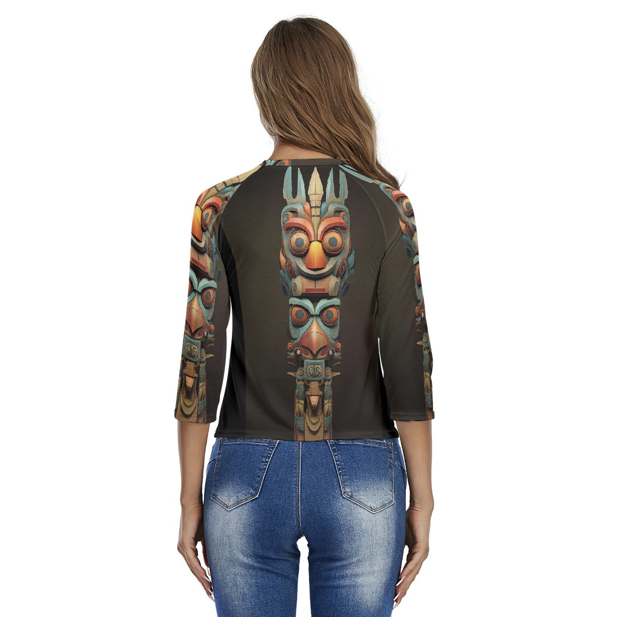All-Over Print Women's Raglan Sleeves T-shirts