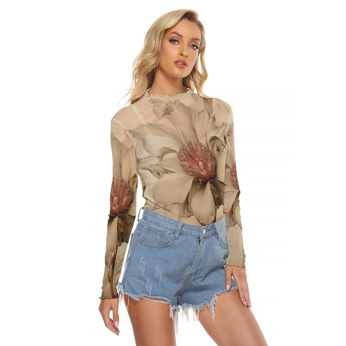 All-Over Print Women's Mesh T-shirt