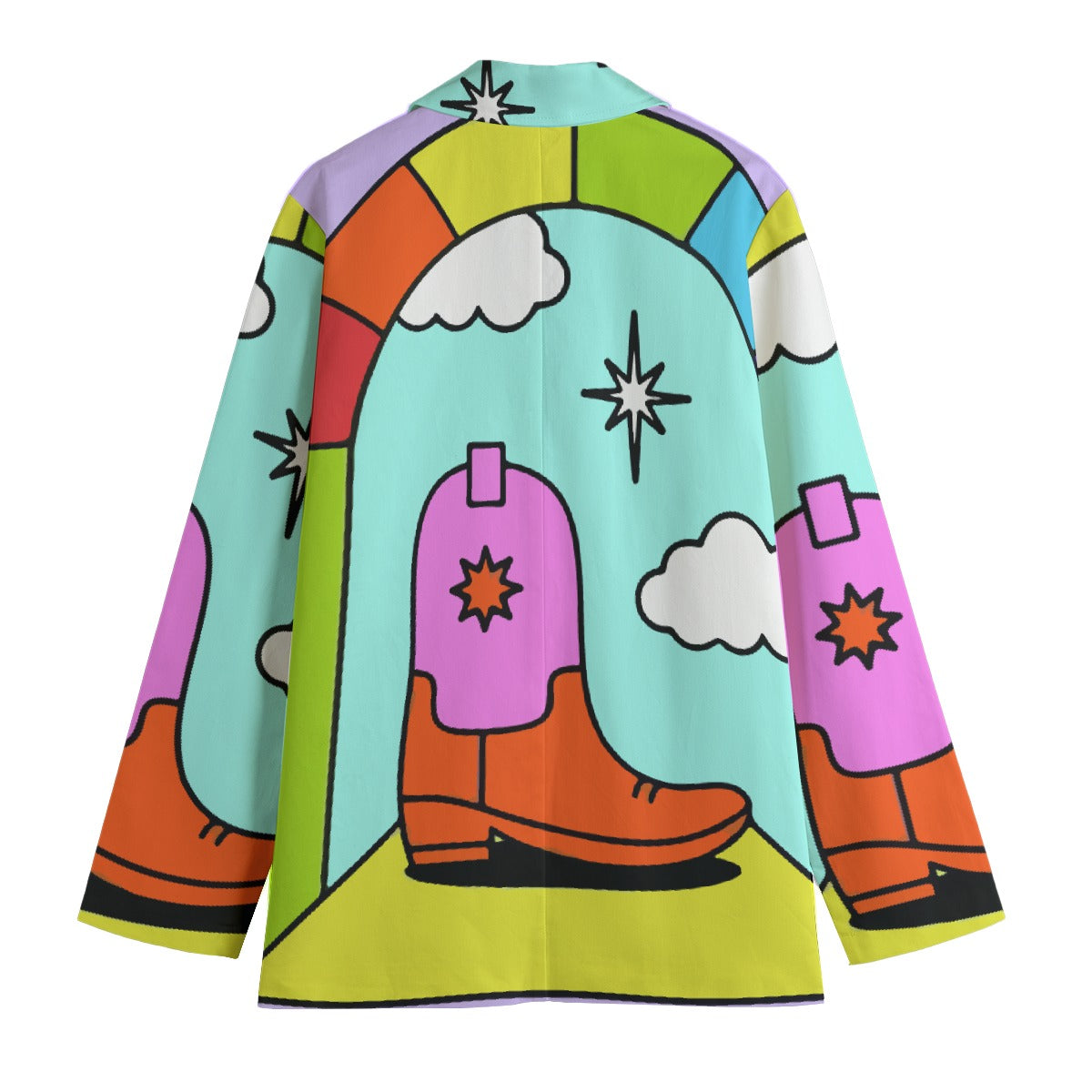 All-Over Print Women's Leisure Blazer