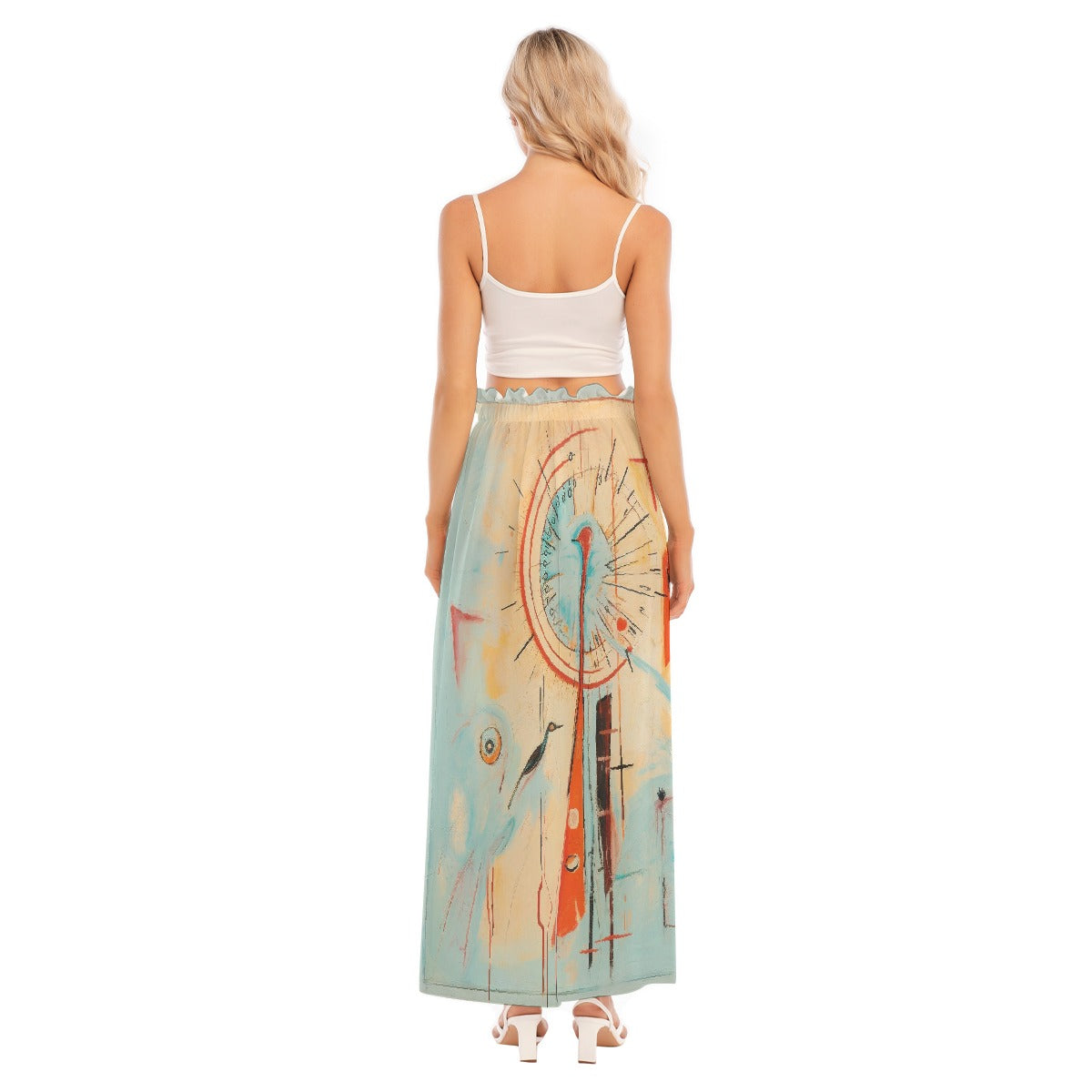 All-Over Print Women's Side Split Skirt