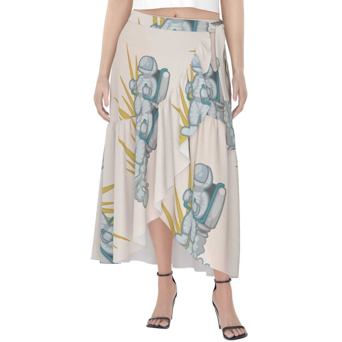 All-Over Print Women's Wrap Skirt
